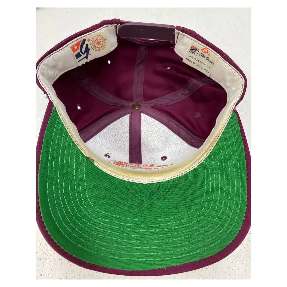 VTG 90s The Game NCAA Virginia Tech VT Hokies stitched snapback hat